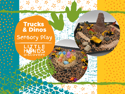 Trucks and Dinos Sensory Play (12 months -6 Years)